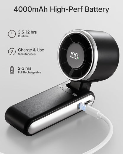 AeroLite™ Portable Fan with Digital Display