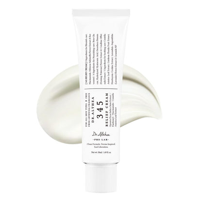 Dr.Althea 345 Relief Cream | Korean Moisturizer for Sensitive & Acne-Prone Skin | 50ml