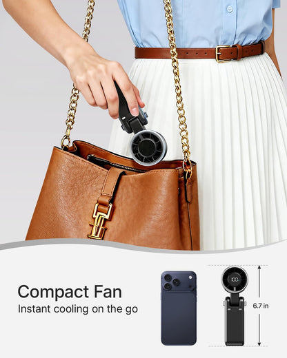 AeroLite™ Portable Fan with Digital Display