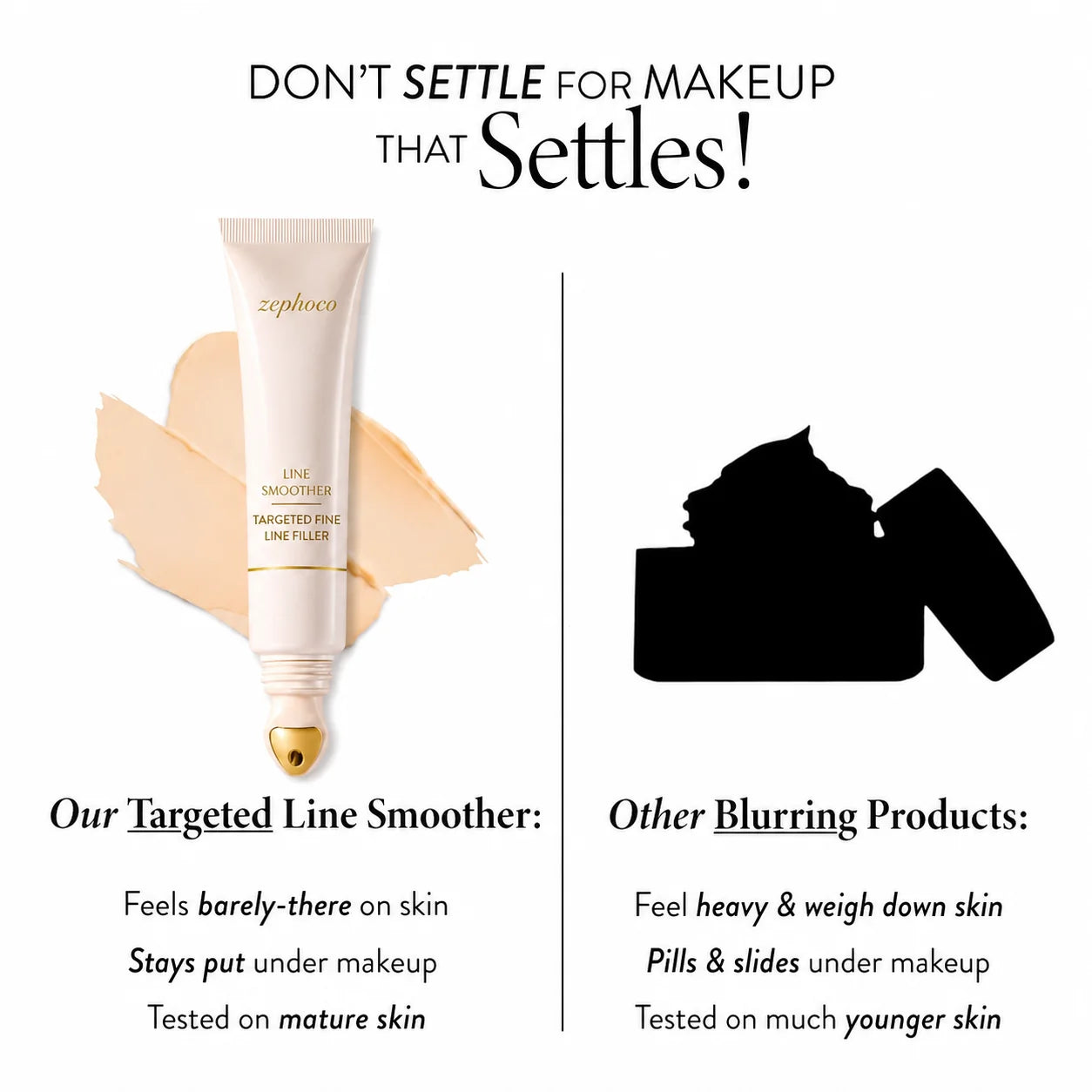 Zephoco™ Fine Line Filler | Instant Wrinkle Blur Primer
