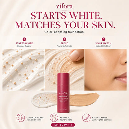 MatchGlow™ - Korean Color-changing Foundation with SPF50