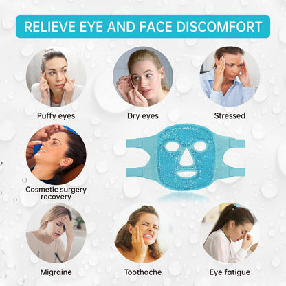 CryoVeil uses for puffiness, migraines, eye fatigue, and recovery