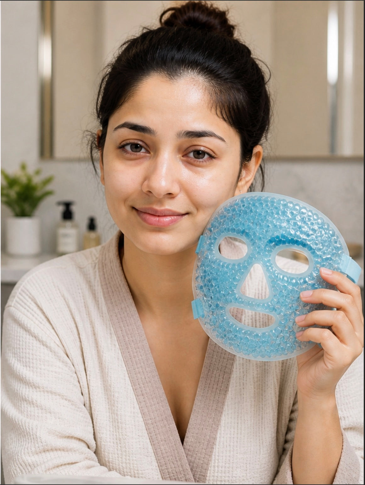 After using Zifora CryoVeil with fresher and calmer-looking skin