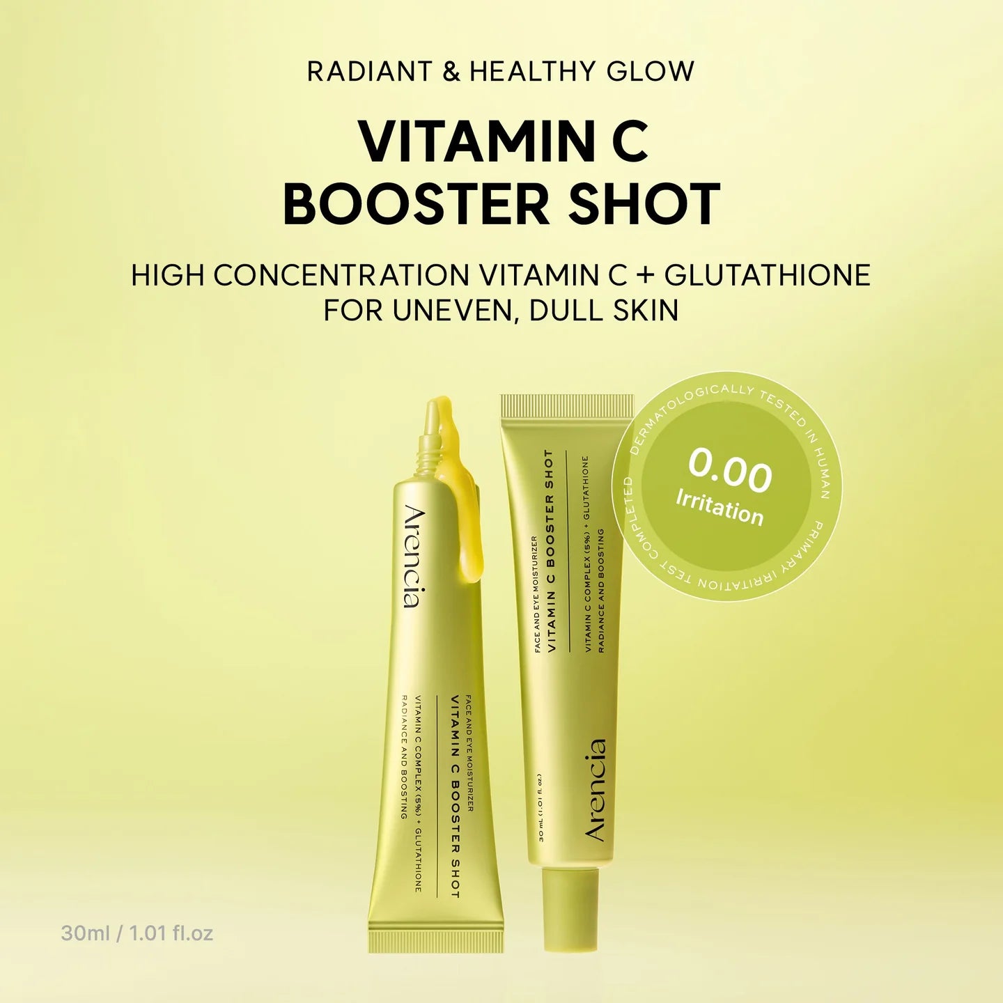 Arencia Vitamin C Booster Shot — Dark Spot & Dull Skin Corrector for Face & Body