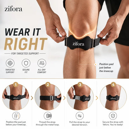 ActiveKnee™ Support Strap | Knee Pain Relief for Running, Sports & Daily Activities