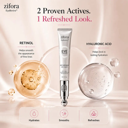 Zifora EyeRevive™ Cooling Eye Cream With Massager