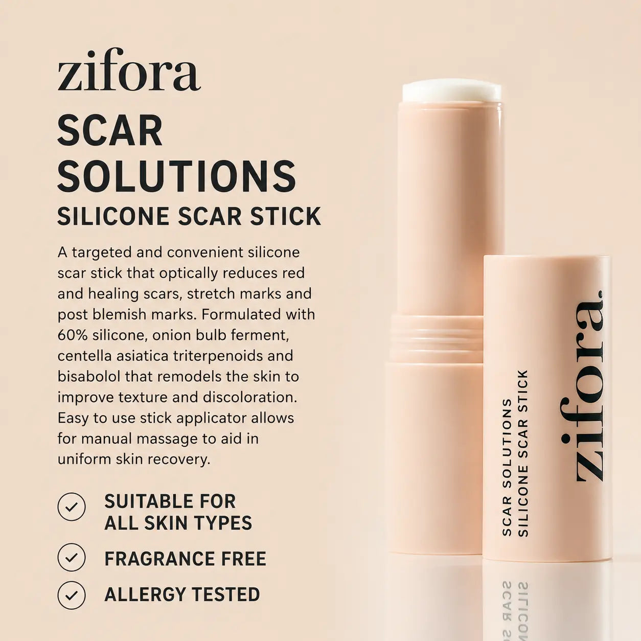 zifora Scar Solutions™ | For Surgery, C-Section, Burn & Acne Scars